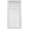 Ekena Millwork Vertical Surface Mount PVC Gable Vent: Functional, w/ 2"W x 2"P Brickmould Sill Frame, 18"W x 36"H GVPVE18X3603SF - alternate 1